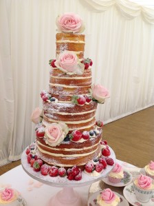 Stroud's naked cake is a combination of Victoria Sponge and orange cake with lemon curd and buttercream