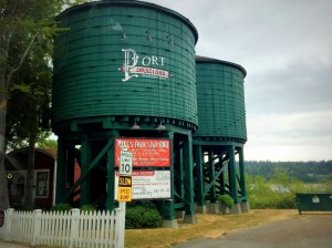 Port Gamble water towers